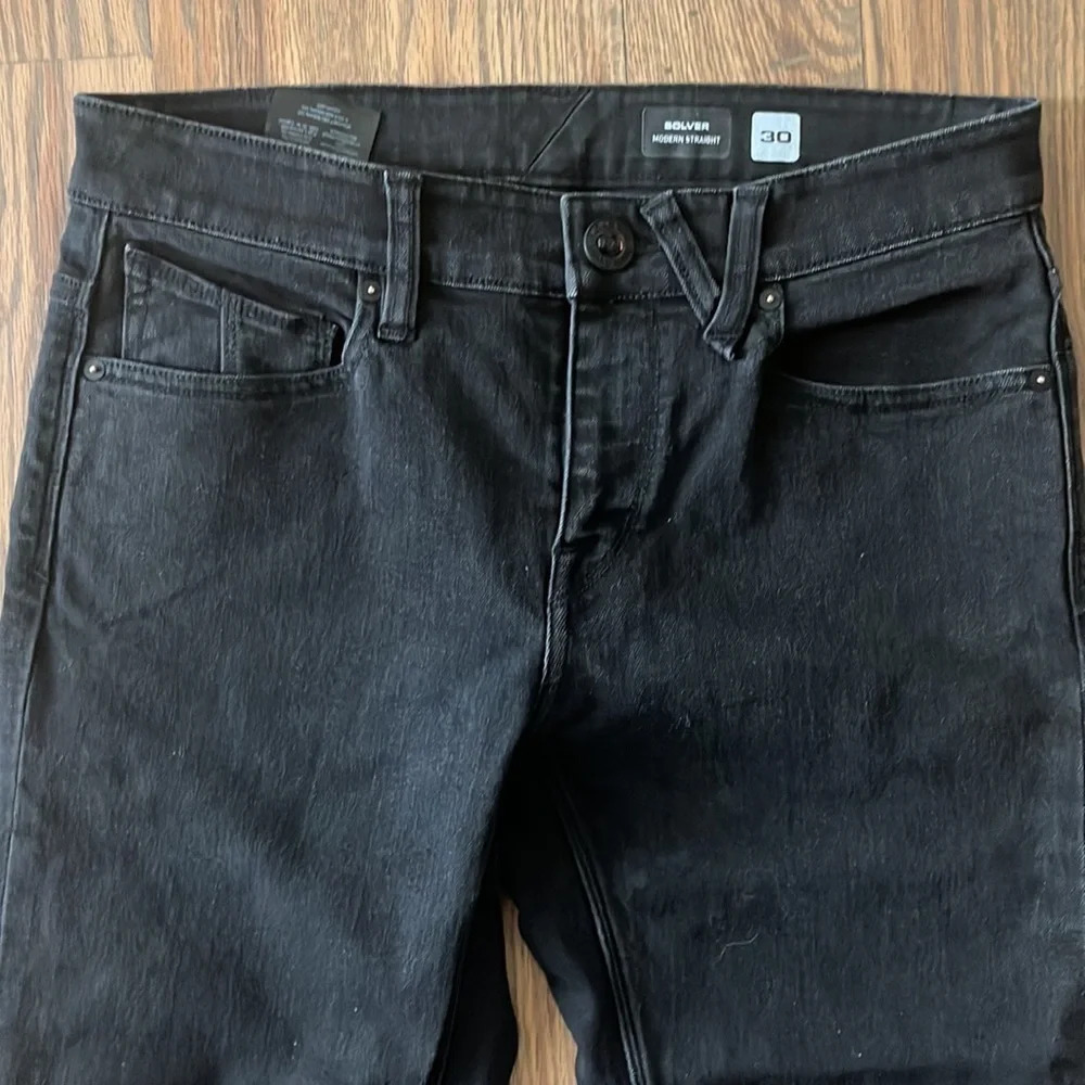 VOLCOM | Black Solver modern straight jeans - Picture 2 of 8